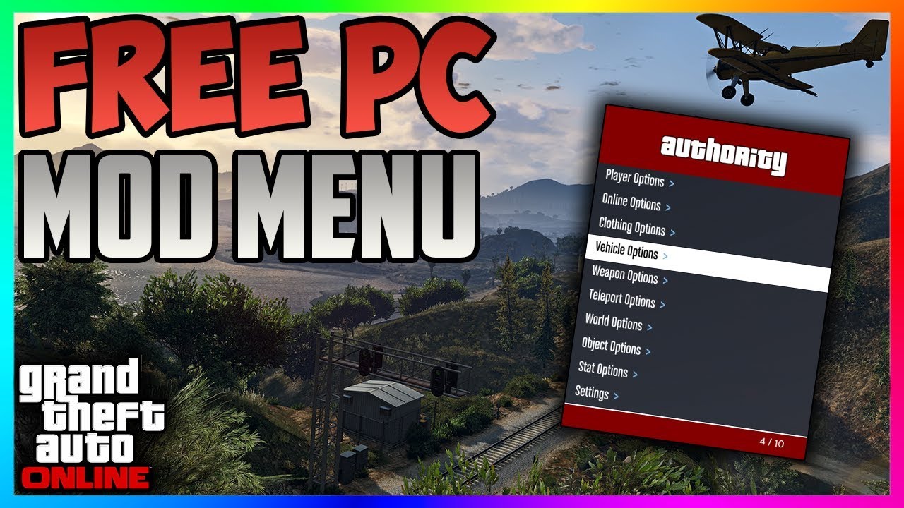 how to get a mod menu for gta 5 online pc